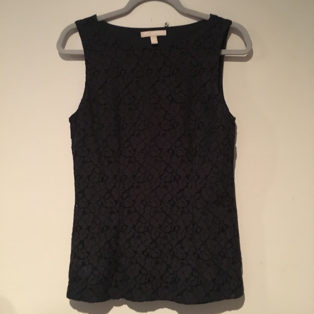 Short sleeve black blouse